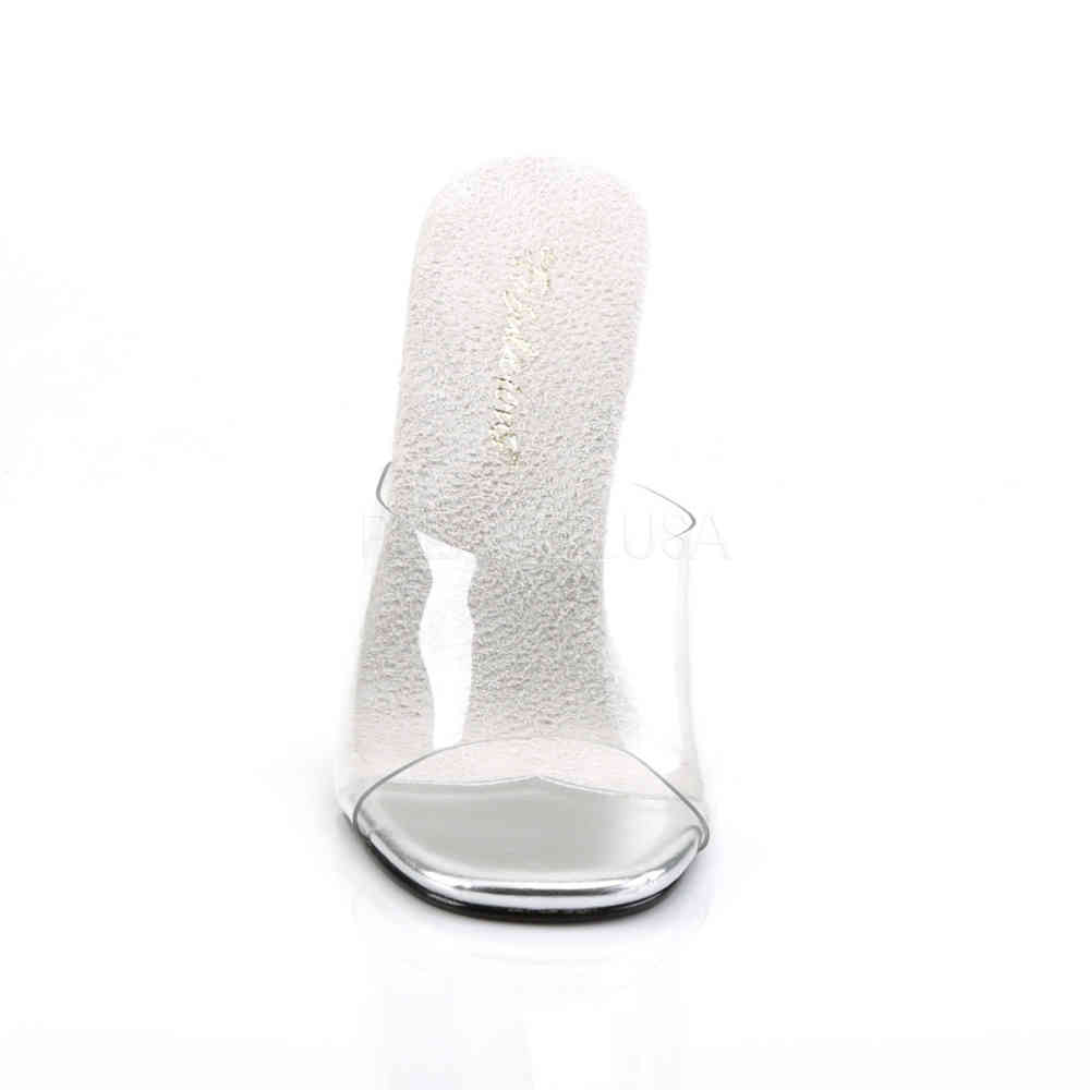 Fabulicious - GALA-01 Mules Ã  talon - Transparent